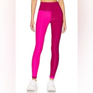 BEACH RIOT Genesis Leggings in Pink, Size Medium